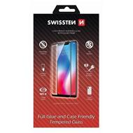 SWISSTEN SKLO FULL GLUE, COLOR FRAME, CASE FRIENDLY PRO APPLE IPHONE 16 ČERNÉ