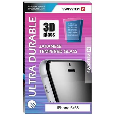 Swissten tvrzené 3D sklo Apple iPhone 6 Plus/6S Plus černé