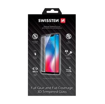 Swissten Ultra Durable 3D Full Glue pro Samsung Galaxy S20 Black - Černé