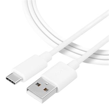 Tactical 003 Smooth Thread Cable USB-A/USB-C 2m White