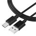 Tactical 019 Smooth Thread Cable USB-A/micro-USB 12mm 1m Black