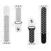 Tactical 174 Double Silikonový Řemínek pro Apple Watch 1/2/3/4/5/6/SE 42/44mm White/Black