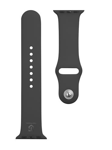 Tactical 456 Silikonový Řemínek pro Apple Watch 1/2/3/4/5/6/SE 38/40mm Black