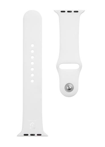 Tactical 499 Silikonový Řemínek pro Apple Watch 1/2/3/4/5/6/SE 42/44mm White