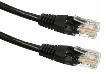 TB Touch Patch kabel, UTP, RJ45, cat5e, 7,5m, černý