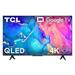 TCL 50C635 TV SMART QLED Google TV/126cm/4K 3840x2160 Ultra HD/3100 PPI/Direct LED/HDR10/DVB-T/T2/C/S/S2/VESA