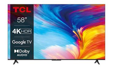 TCL 58P635 TV SMART Google TV/147cm/4K 3840x2160 Ultra HD/2400 PPI/Direct LED/DVB-T/T2/C/S/S2/VESA