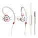 TCL sportovní sluchátka do uší, drátová, mikrofon, IPX4, 10-22K Hz, 100 dB, Reproduktory: 8,6mm, 16 Ohm, bílá
