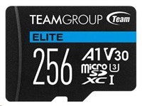 TEAM MicroSDXC karta 256GB ELITE A1 V30 UHS-I U3 + SD adapter