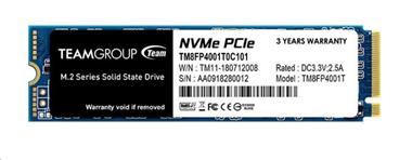 Team SSD M.2 - NVMe 1TB (R:3000 , W:2600), MP34