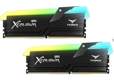TEAMGROUP DIMM DDR4 16GB 4000MHz, CL18, (KIT 2x8GB), T-FORCE XCalibur RGB (Black)