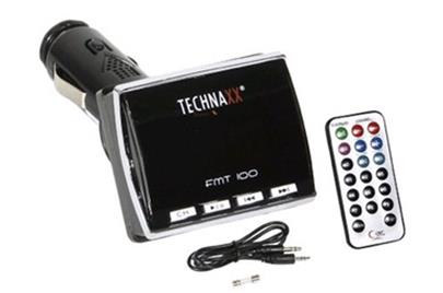 Technaxx FM transmitter + MP3 přehrávač FMT100