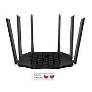 Tenda AC21 WiFi AC Router 2100Mb/s, 1x GWAN, 3x GLAN, VPN, IPv6, 6x 6dBi, 4x4 MU-MIMO, CZ App AC2100