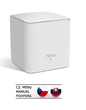 Tenda Nova MW5s (1-pack) Wireless AC1200 Mesh system Dual Band, 2x LAN, MU-MIMO, SMART aplikace