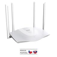 Tenda TX3 AX1800 WiFi6 Router, 1x GWAN, 3x GLAN, VPN, IPv6, 4x 6dBi, MU-MIMO, WPA3, Alexa, CZ App