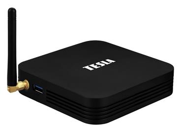 TESLA MediaBox X300/ 4K Ultra HD a HDR10/HLG/VP9/ H.265/HEVC/ KODI/ HDMI/ 2x USB/ BT/ LAN/ Wi-Fi/ Android 8.1/ černý