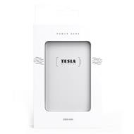 TESLA Power bank 2.000 BLUE/ 2000mAh/ micro USB kabel 5V/2,1A/ USB výstup 5V/2,1A/ Lightning adaptér/ Li-pol/ bílá