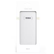 TESLA Power bank 8.000 GOLD/ 8000mAh/ micro USB kabel 5V/2,1A/ USB výstup 5V/2,1A/ Lightning adaptér/ Li-pol/ bílá