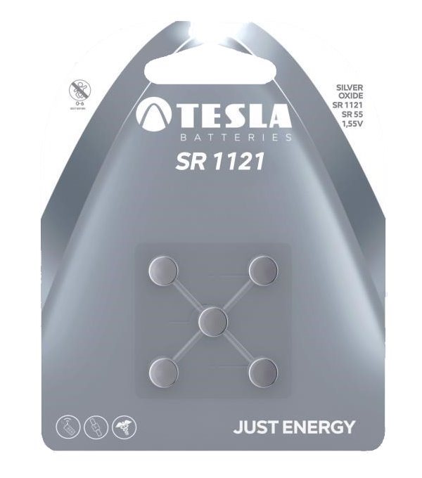 TESLA Silver baterie TESLA SR 11211,55W 40mAh 5 ks