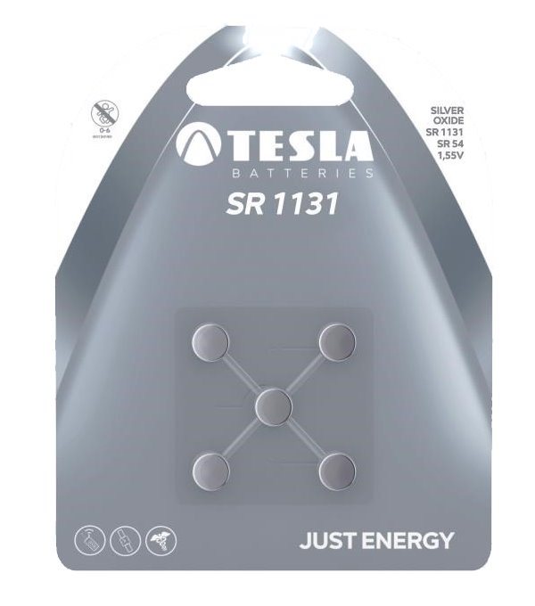 TESLA Silver baterie TESLA SR 11311,55W 72mAh 5 ks