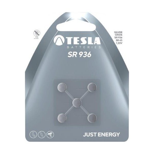 TESLA Silver baterie TESLA SR 9361,55W 65mAh 5 ks