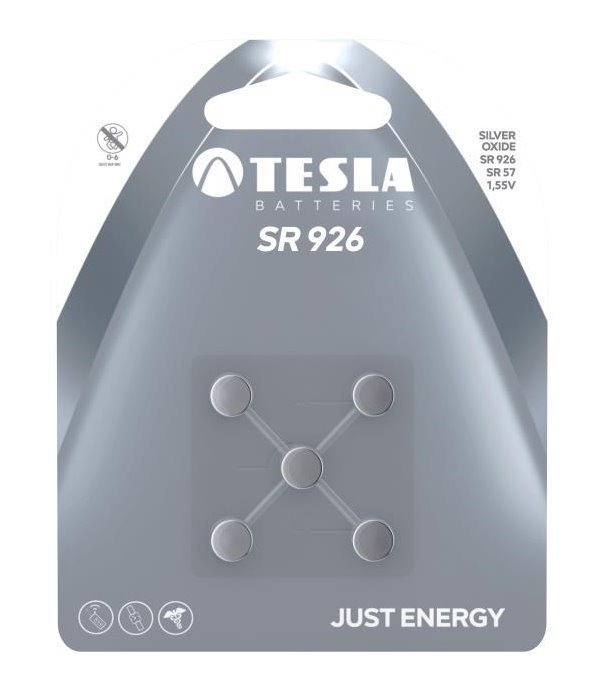 TESLA Silver baterie TESLA SR9261,55W 50mAh 5 ks