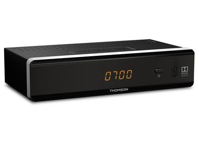 THOMSON DVB-T2 přijímač THT 712/ s displejem/ Full HD/ H265/HEVC/ EPG/ USB/ HDMI/ LAN/ SCART/ černý