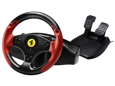 THRUSTMASTER Sada volantu a pedálů Ferrari Racing Wheel Red Legend Edice, pro PS3 a PC