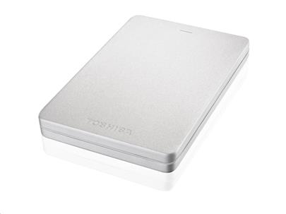 TOSHIBA HDD CANVIO ALU 1TB, 2,5", USB 3.0, stříbrný