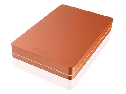 TOSHIBA HDD CANVIO ALU 2TB, 2,5", USB 3.0, červený