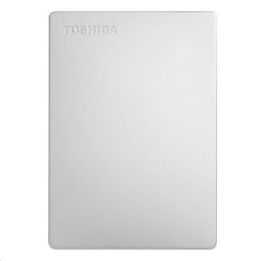 TOSHIBA HDD CANVIO SLIM 1TB, 2,5", USB 3.0, stříbrný