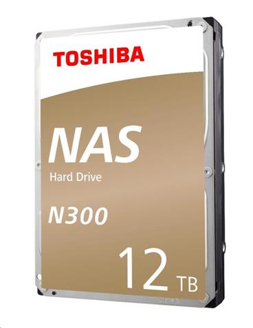 TOSHIBA HDD N300 NAS 12TB, SATA III, 7200 rpm, 256MB cache, 3,5"