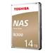 TOSHIBA HDD N300 NAS 14TB, SATA III, 7200 rpm, 256MB cache, 3,5"