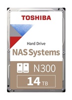 TOSHIBA HDD N300 NAS 14TB, SATA III, 7200 rpm, 256MB cache, 3,5", BULK