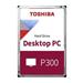TOSHIBA HDD P300 Desktop PC (SMR) 2TB, SATA III, 5400 rpm, 128MB cache, 3,5", BULK