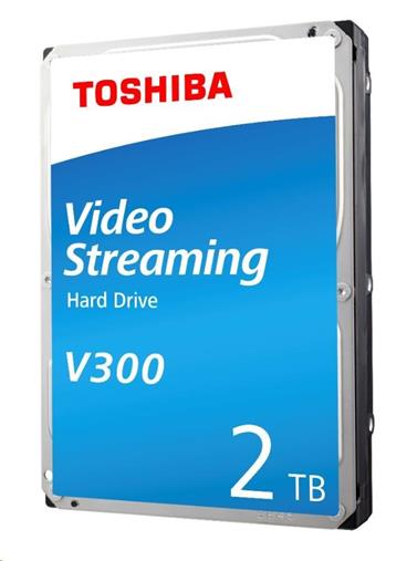 TOSHIBA HDD V300 2TB, SATA III, 5700 rpm, 64MB cache, 3,5", BULK