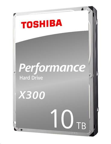 TOSHIBA HDD X300 10TB, SATA III, 7200 rpm, 256MB cache, 3,5"
