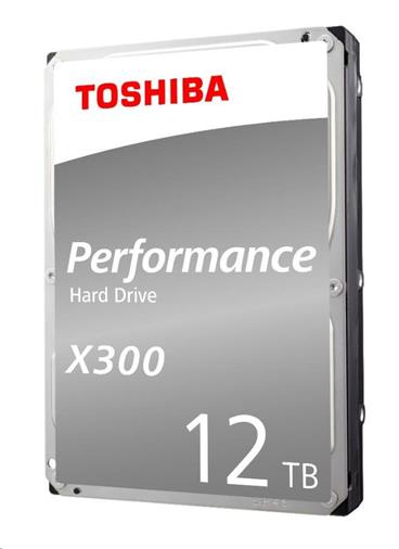 TOSHIBA HDD X300 12TB, SATA III, 7200 rpm, 256MB cache, 3,5"