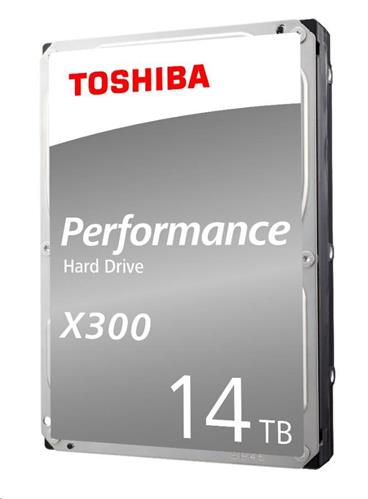 TOSHIBA HDD X300 14TB, SATA III, 7200 rpm, 256MB cache, 3,5"