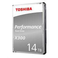 TOSHIBA HDD X300 14TB, SATA III, 7200 rpm, 256MB cache, 3,5"