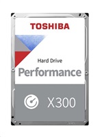 TOSHIBA HDD X300 4TB, SATA III, 7200 rpm, 128MB cache, 3,5", BULK