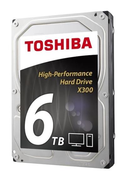 TOSHIBA HDD X300 6TB, SATA III, 7200 rpm, 128MB cache, 3,5"