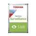 Toshiba S300 Surveillance - Pevný disk - 6 TB - interní - 3.5" - SATA 6Gb/s - 5400 ot/min. - vyrovnávací paměť: 256 MB