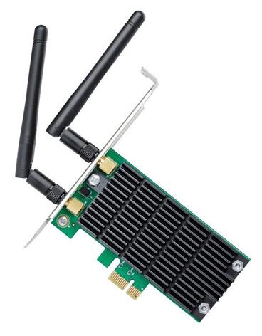 TP-Link Archer T4E bezdrátový PCI express adaptér, 867+300Mbps, Beamforming