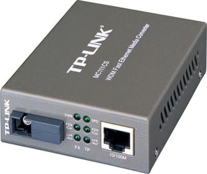 TP-LINK MC111CS WDM Konvertor 100 Mbps Eth/Optika (single-mode)