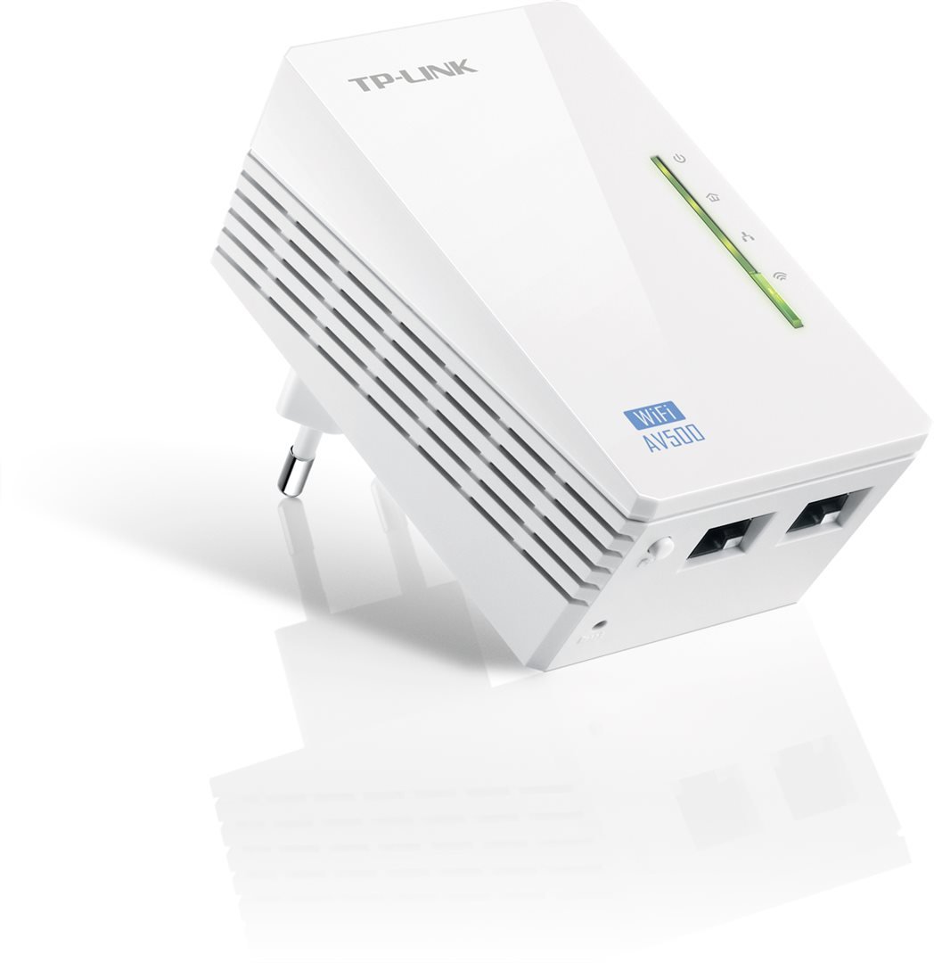 TP-Link Powerline extender TL-WPA4220 Adaptér WiFi 500Mbps, 2x RJ-45, WiFi clone