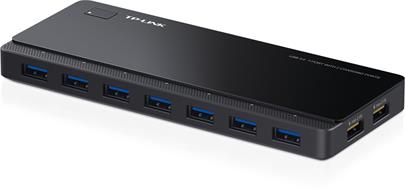 TP-Link UH720, 7 ports USB 3.0 Hub, Desktop, 2x nabíjecí port a 12V/2.4A power adapter included