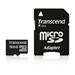 Transcend 16GB microSDHC (Class 10) paměťová karta (s adaptérem)