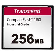 Transcend 256MB INDUSTRIAL TEMP CF180I CF CARD, (MLC) paměťová karta (SLC mode), 85MB/s R, 70MB/s W