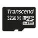 Transcend 32GB microSDHC (Class 10) paměťová karta (s adaptérem)